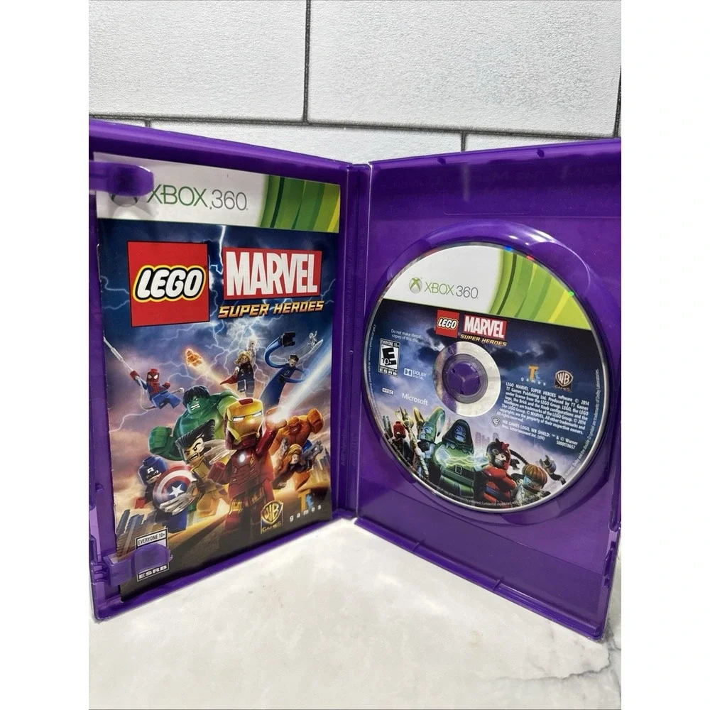 LEGO Marvel Super Heroes (Xbox 360, 2013) Complete Tested Working - Free Ship